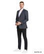 Tazio Men's Classic Fashion Sport Coat - Stylish Glen Plaid