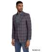 Tazio Men's Slim Fit Fashion Sport Coat - Glen Plaid
