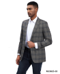 Tazio Men's Slim Fit Fashion Sport Coat - Glen Plaid