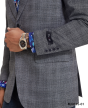 Tazio Men's Classic Sport Coat - Glen Check