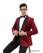 CCO Men's Outlet Double Breasted Fashion Sport Coat - Fashion Velvet