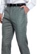 Tazio Men's Skinny Fit Pants - Bold Plaid