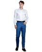 Tazio Men's Skinny Fit Pants - Bold Plaid