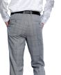 Tazio Men's Skinny Fit Pants - Bold Plaid