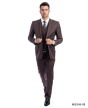 CCO Men's Outlet 3 Piece Modern Fit 100% Wool Suit - Solid Colors