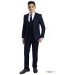 CCO Outlet Boy's 5 Piece Suit with Shirt & Tie - U Shaped Vest