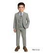 Perry Ellis Boy's 3 Piece Suit - Glen Plaid Pattern