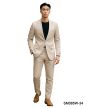 CCO Men's Outlet 2 Piece Modern Fit Suit - Solid Colors