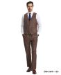 Stacy Adams Men's 3 Piece Hybrid Fit Suit - Bold Plaid