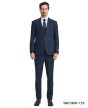Stacy Adams Men's 3 Piece Hybrid Fit Suit - Bold Plaid