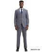 Stacy Adams Men's 3 Piece Hybrid Suit - Graph Check