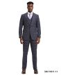 CCO Men's Outlet 3 Piece Plaid Hybrid Suit - Double Breasted Vest