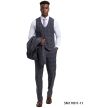 Stacy Adams Men's 3 Piece Plaid Hybrid Suit - Double Breasted Vest