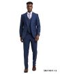 Stacy Adams Men's 3 Piece Plaid Hybrid Suit - Double Breasted Vest