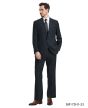 Stacy Adams Men's 3 Piece Hybrid Suit - U-Shaped Vest