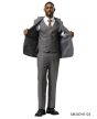 Stacy Adams Men's 3 Piece Hybrid Fit Suit - Glen Plaid Pattern