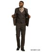 CCO Men's Outlet 3 Piece Hybrid Fit Suit - Glen Check Pattern