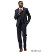 CCO Men's Outlet 3 Piece Hybrid Fit Suit - Glen Check Pattern