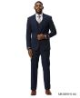 Stacy Adams Men's 3 Piece Hybrid Fit Suit - Tattersall Pattern