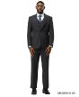 Stacy Adams Men's 3 Piece Hybrid Fit Suit - Tattersall Pattern
