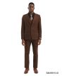 Brown Suit Checkered Plaid Suits for Men Peak Lapel Suit Jacket
