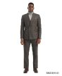 Brown Suit Double Breasted Mens Suits with Peak Lapel