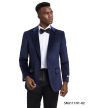 Stacy Adams Men's Hybrid Fit Sport Coat - Solid Velvet