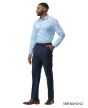 Stacy Adams Men's Hybrid Fit Dress Pants - Adjustable Waistband