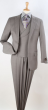 Apollo King Men's Outlet 3pc 100% Wool Fashion Suit - Modern Business