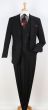 Black Suit Mens 3 Piece Suits Peak Lapel Suit Jacket