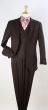 Apollo King Men's 3pc 100% Wool Fashion Suit - Modern Business