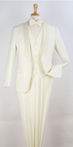 Royal Diamond Men's Outlet 3pc Fashion Tuxedo - Solid Color
