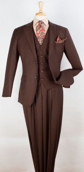 Royal Diamond Men's 3 Piece Executive Suit - Classic Business