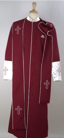 Tony Blake Men's Outlet Church Robe with Stole - Pastor Church Robe