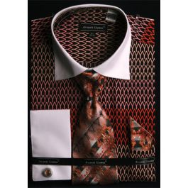 AVANTI UOMO PASTEL COLOR BIG CHECK PATTERN DS3824P2 BEIGE main image 0