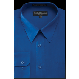 DANIEL ELLISSA BASIC DRESS SHIRT W/ CONVERTIBLE CUFF DS3001 TAUPE