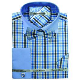 Daniel Ellissa Men's French Cuff Shirt Black main image 0
