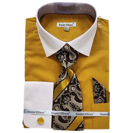 slim fit dress slacks Dibangu Dress Work Shirt Men's Yellow Solid Button Long Sleeve Shirt –  DiBanGuStore