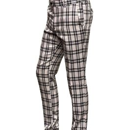 Made in USA Vibrant Plisse Lined Straight Pants