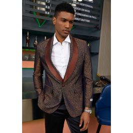 Stacy Adams Men's Hybrid Fit Sport Coat - Windowpane Plaid