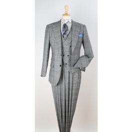 Apollo King Olive Poplin Classic Fit Suit