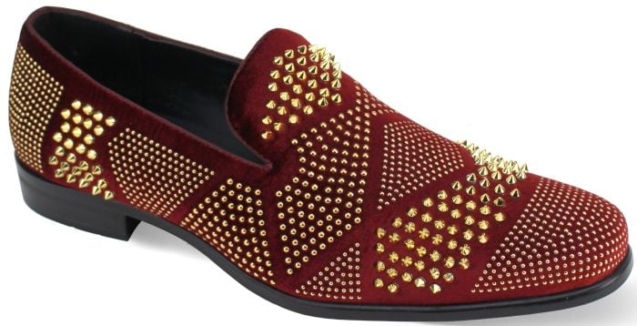 CCO Men's Fashion Dress Shoes - Geometric Spikes