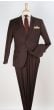 Brown Mens Suits 2 Piece Suit Notch Lapel Big and Tall Suits