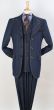 Royal Diamond Men's 3pc Fashion Suit - 100% Cotton Denim
