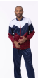 CCO Men's 2 Piece Sport Track Suit - Chevron Design