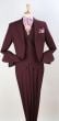 Burgundy Suit and Men's Suits 3 Piece Suit