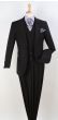 Apollo King Men's Wool Feel 3 Piece Fashion Suit - 2 Button