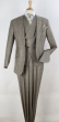 Apollo King Men's Outlet 3pc 100% Wool Suit - Slanted Fashion Vest