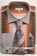 Daniel Ellissa Men's French Cuff Shirt Set - Varied Bold Pattern
