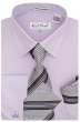 Karl Knox Men's French Cuff Shirt Set - Multi Style Stripes